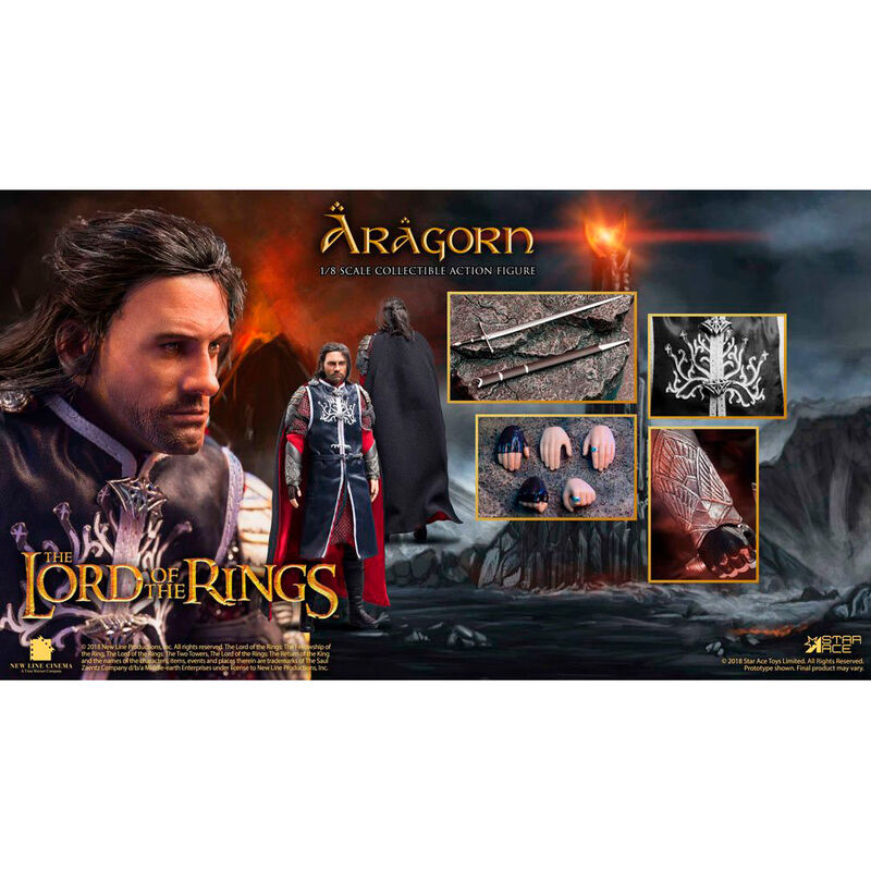 The Lord of the Rings Aragorn Real Master figure 23cm 6