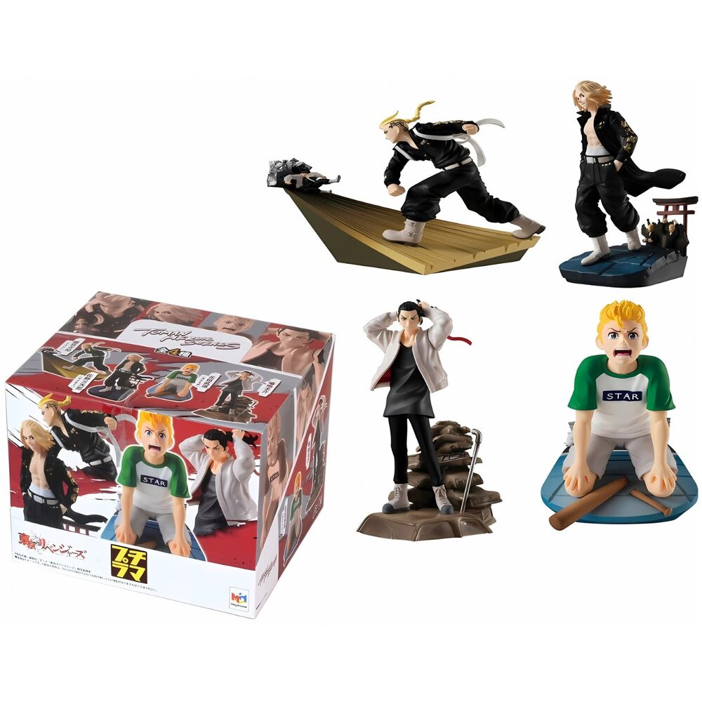 Toman Heroic Scenes Tokyo Revengers Series Petitrama pack 4 figures 8cm 7