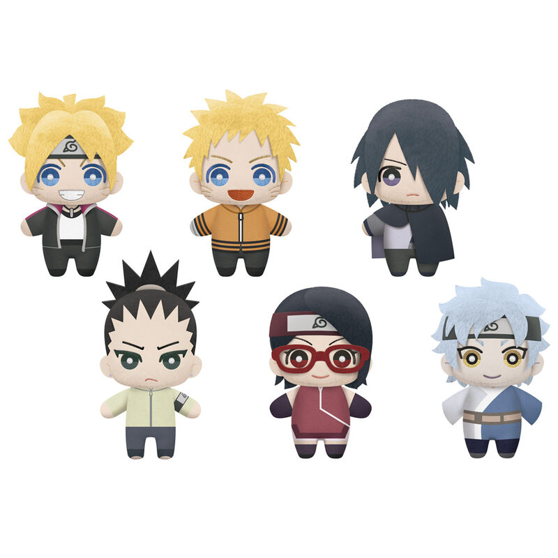 Display 9 plush toy Boruto Naruto Next Generations Tomonui 12cm 1