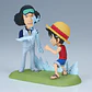 One Piece World Collectable Figure Log Stories Monkey D. Luffy vs Kuzan 9cm - Thumbnail 3