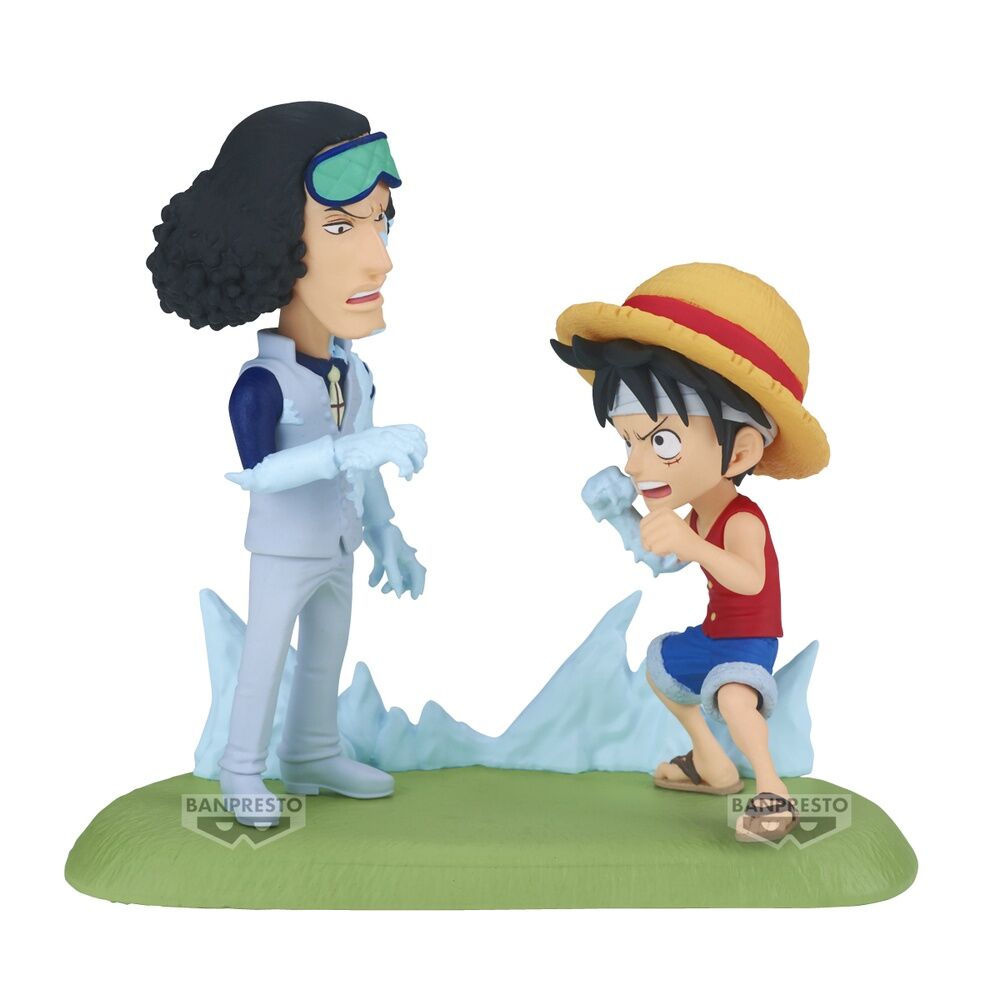 One Piece World Collectable Figure Log Stories Monkey D. Luffy vs Kuzan 9cm 5