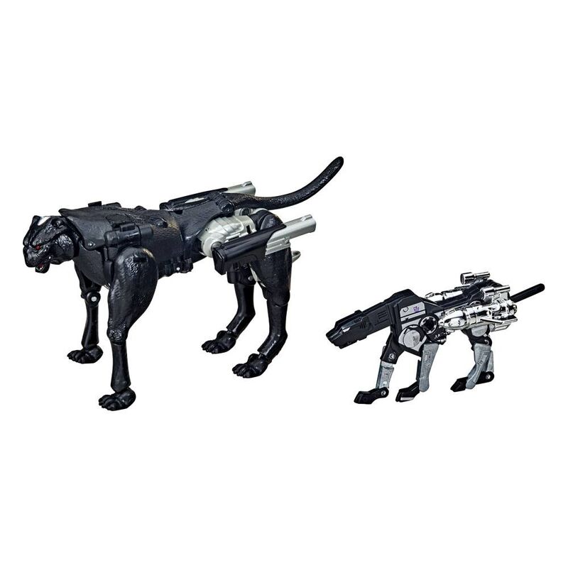 Transformers War From Cybertron Covert Agent Ravage + Decepticon Forever Ravage figures set 15cm 3