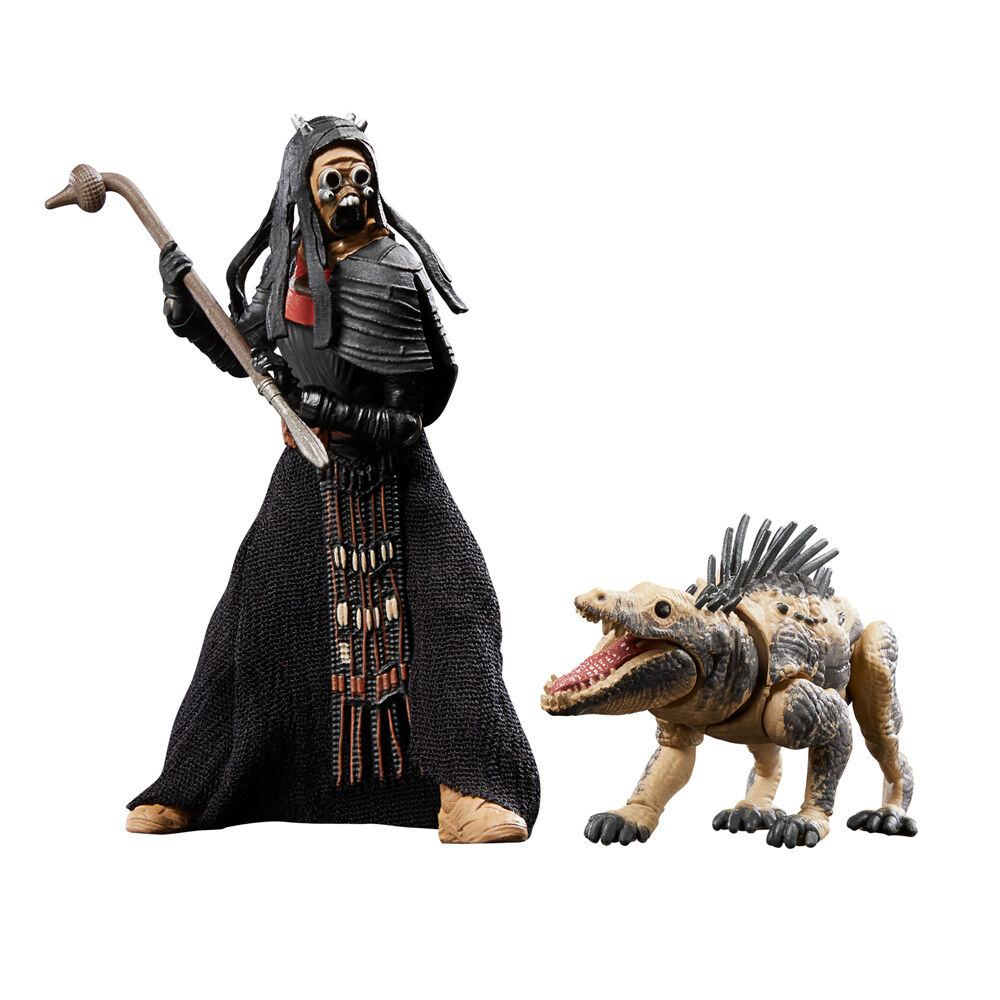 Star Wars The Book of Boba Fett Tusken Warrior & Massiff figures 9,5cm 1
