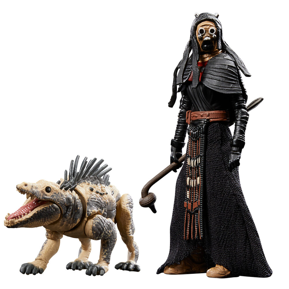 Star Wars The Book of Boba Fett Tusken Warrior & Massiff figures 9,5cm 2