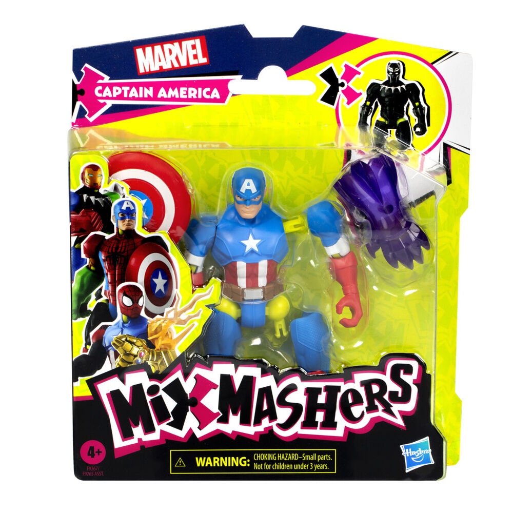 Marvel Mix Mashers Captain America figure 12cm 1