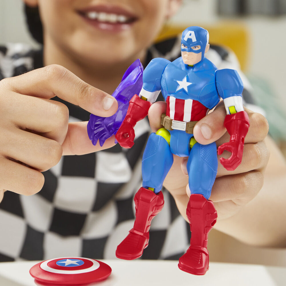 Marvel Mix Mashers Captain America figure 12cm 5