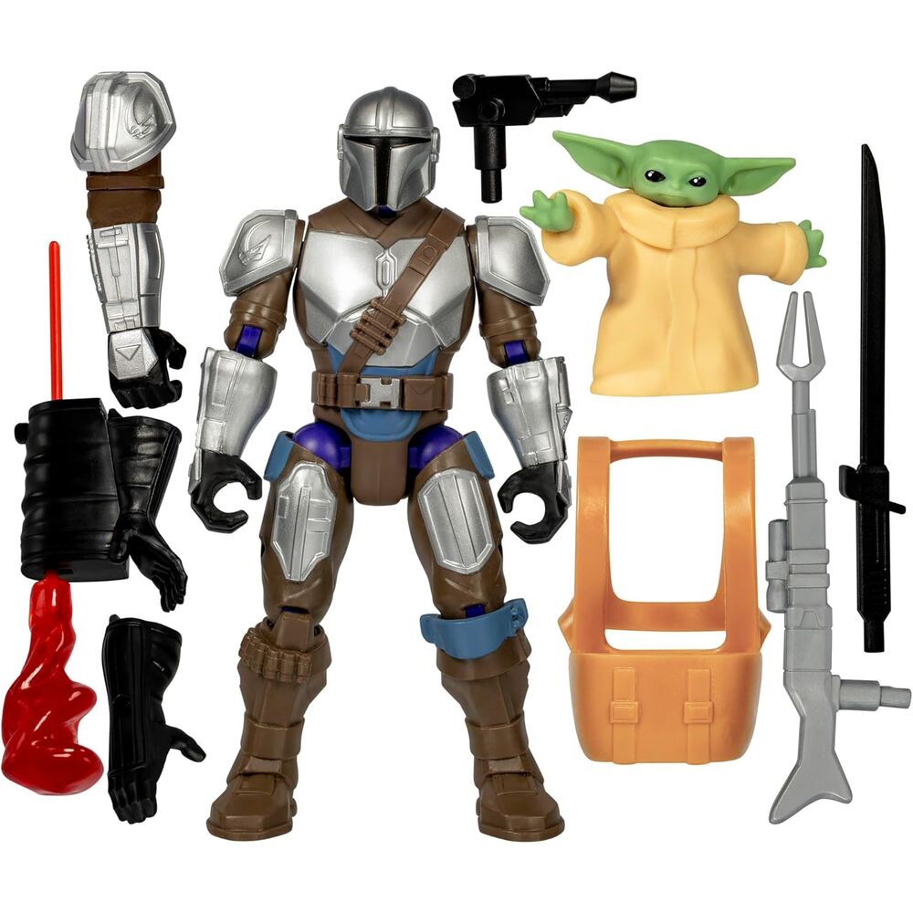 Star Wars Mix Mashers The Mandalorian & Grogu Deluxe figure 12cm 2