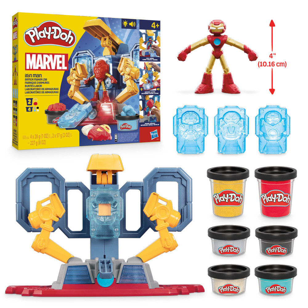 Play-Doh Marvel Iron Man Armour laboratory 1