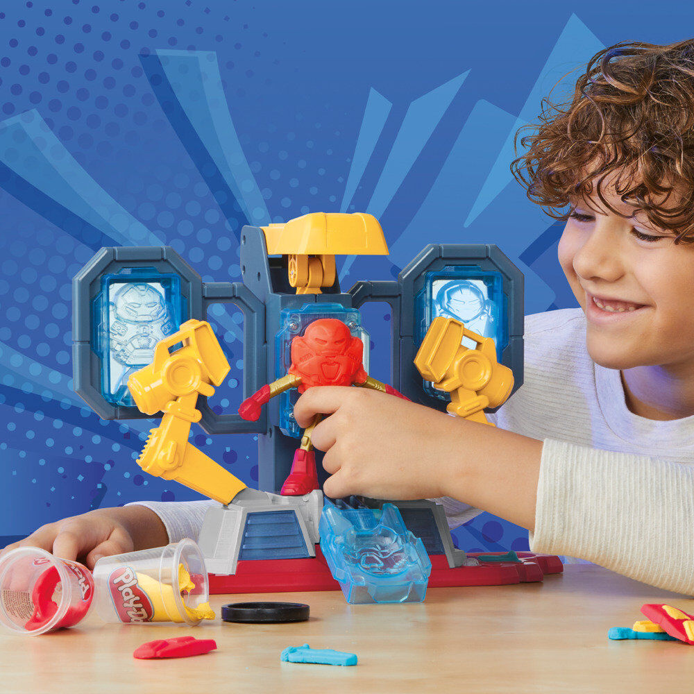 Play-Doh Marvel Iron Man Armour laboratory 8
