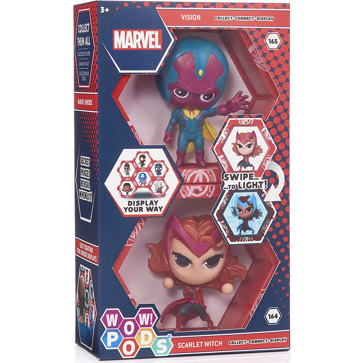 WOW! POD Marvel Vision + Scarlet led figures set 1
