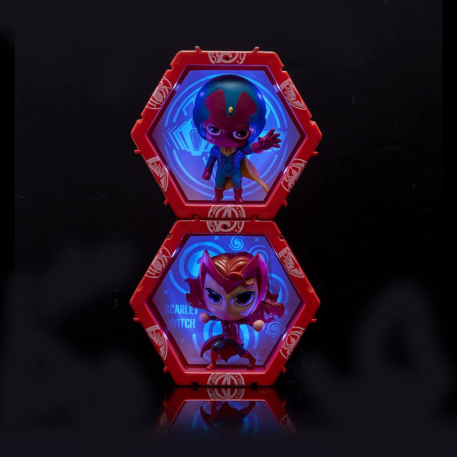 WOW! POD Marvel Vision + Scarlet led figures set 3