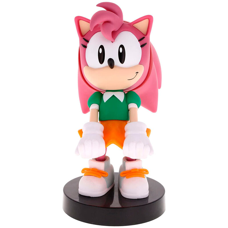 Sonic Amy Rose figure clamping bracket Cable guy 20cm 1