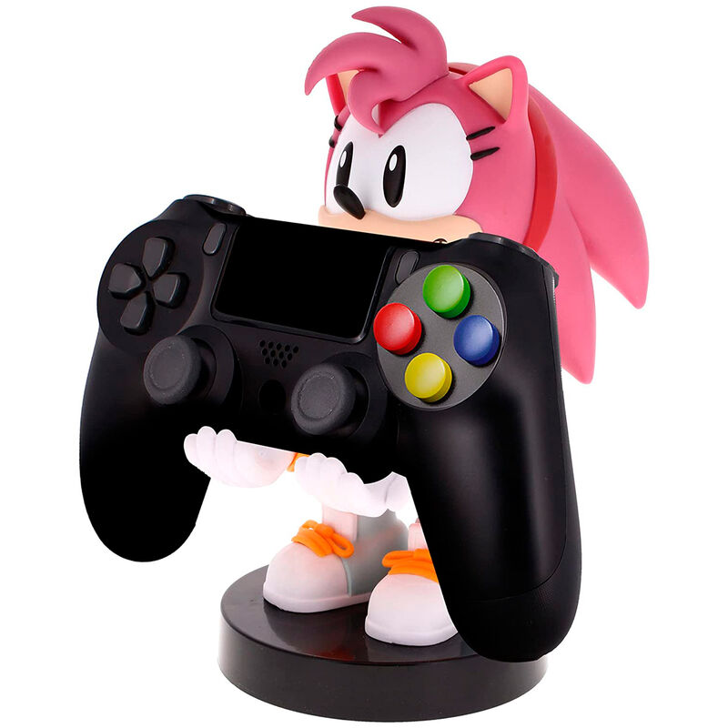 Sonic Amy Rose figure clamping bracket Cable guy 20cm 3