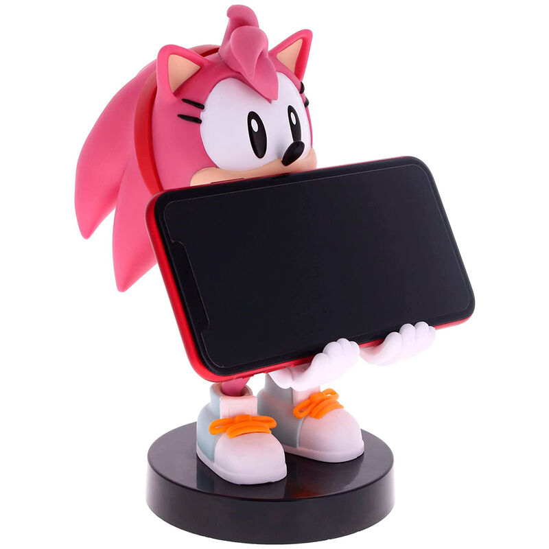 Sonic Amy Rose figure clamping bracket Cable guy 20cm 4