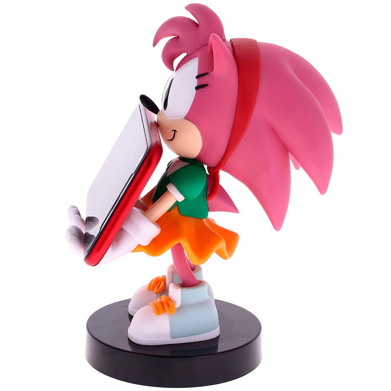 Sonic Amy Rose figure clamping bracket Cable guy 20cm 5