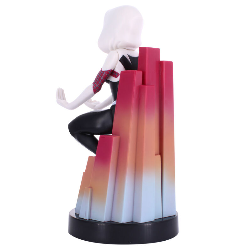 Marvel Spiderman Spider Gwen figure clamping bracket Cable guy 20cm 1