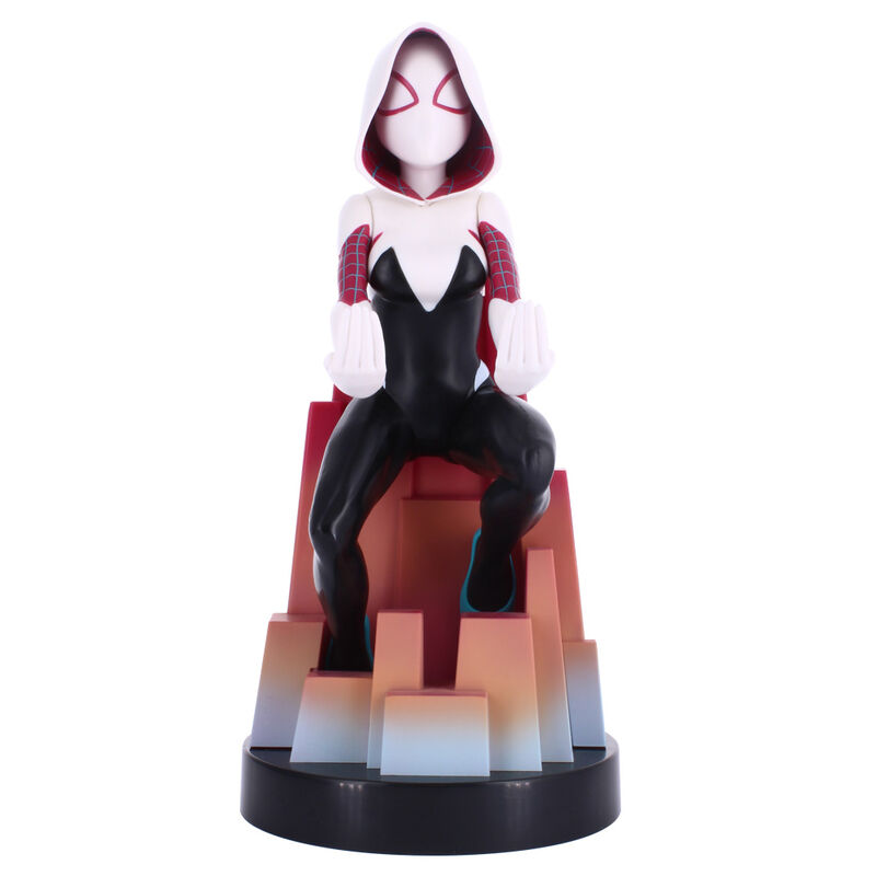 Marvel Spiderman Spider Gwen figure clamping bracket Cable guy 20cm 3