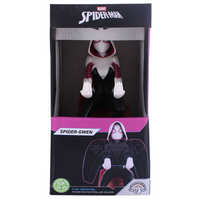 Marvel Spiderman Spider Gwen figure clamping bracket Cable guy 20cm 8