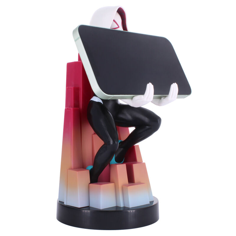 Marvel Spiderman Spider Gwen figure clamping bracket Cable guy 20cm 15