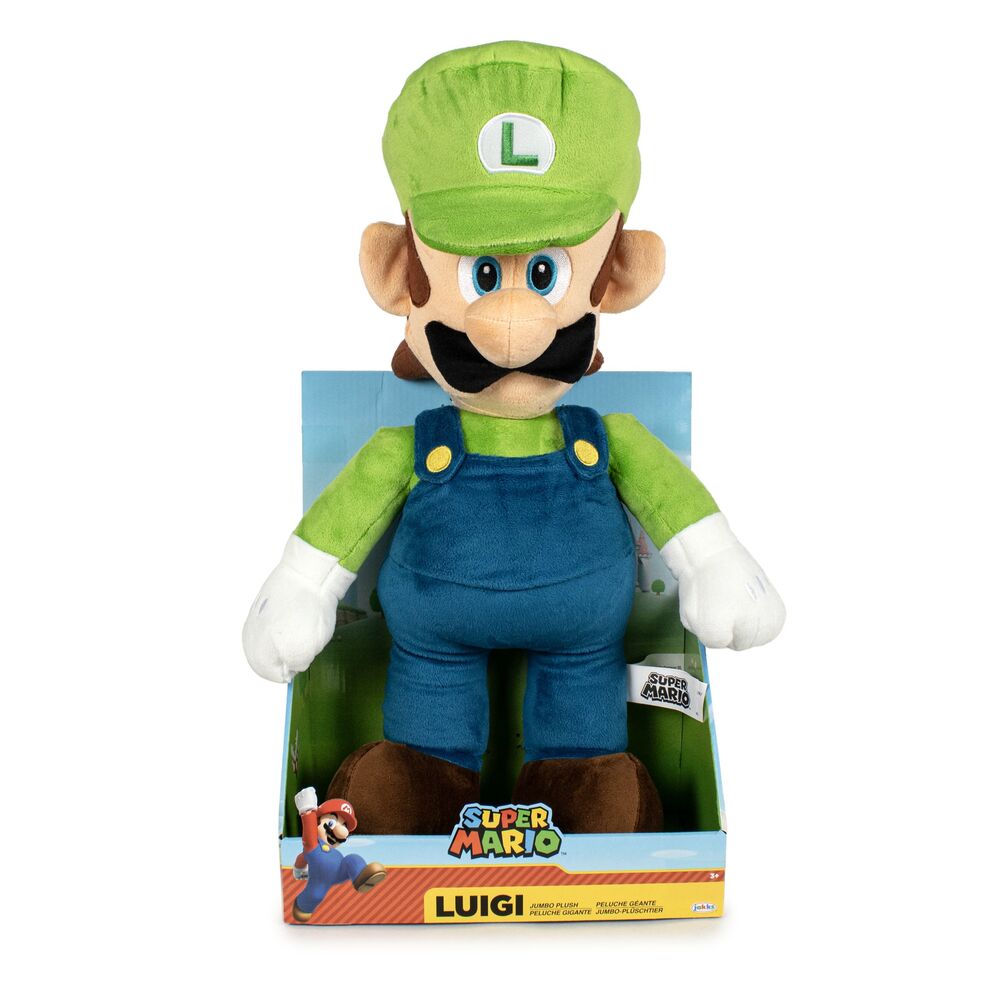 Nintendo Super Mario Luigi Jumbo plush toy 50cm 1
