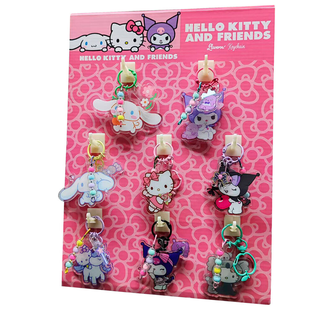 Hello Kitty Cinnamoroll Kuromi assorted keychain 1