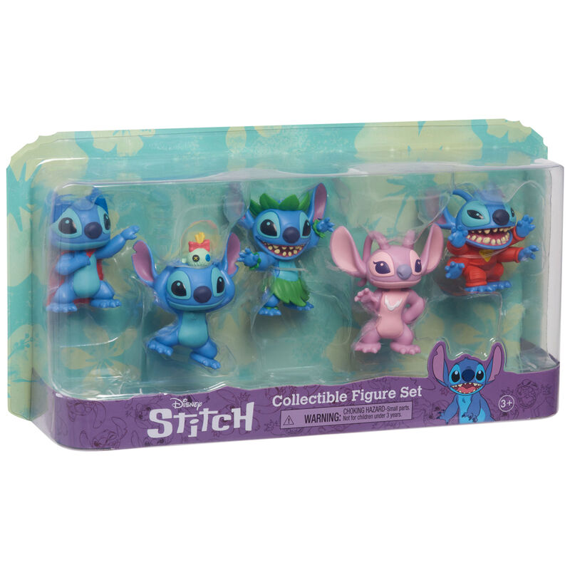 Disney Stitch pack 5 figures 7cm 1