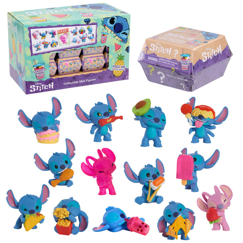 Disney Burguer Stitch assorted figure 5cm 2