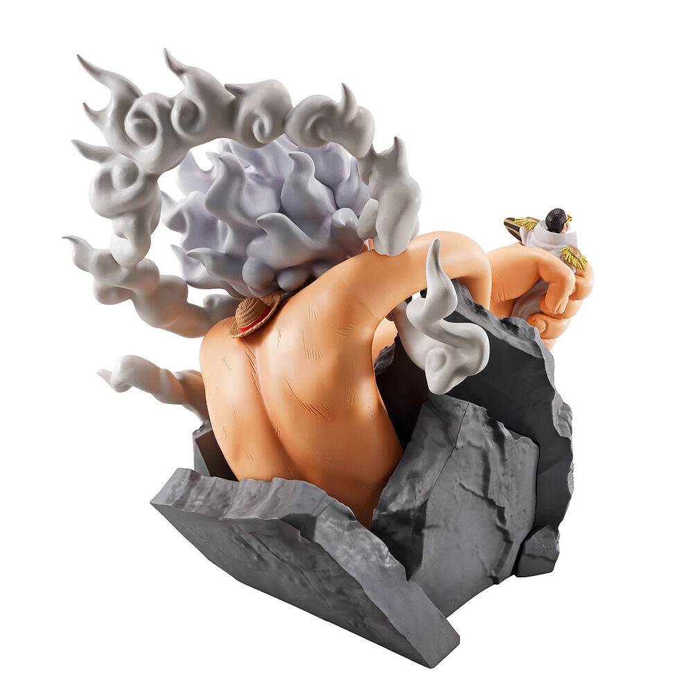 One Piece Monkey D Luffy Gear 5 vs Borsalino Burst of Energy Ichibansho figure 22cm 4