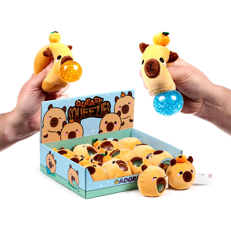 Queasy Squeezies Capybara assorted plush toy 2