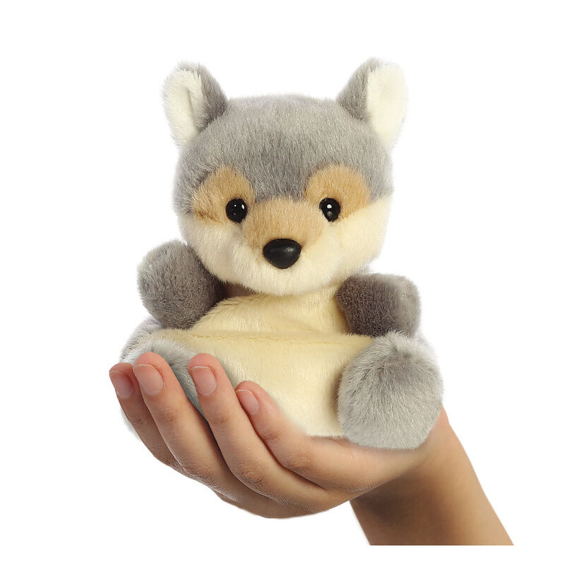 Palm Pals Wolf plush toy 13cm 5