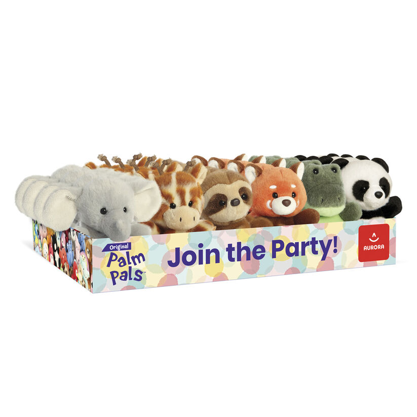Palm Pals Safari assorted plush toy 13cm 1