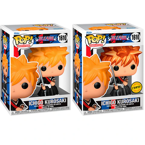 POP figure Bleach Ichigo Kurosaki 5 + 1 Chase