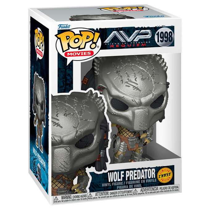 POP figure Alien vs Predator Requiem Wolf Predator 5 + 1 Chase 3