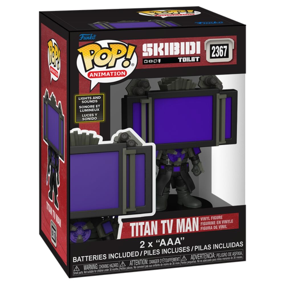 POP figure SFX Skibidi Toilet Titan TV Man 1