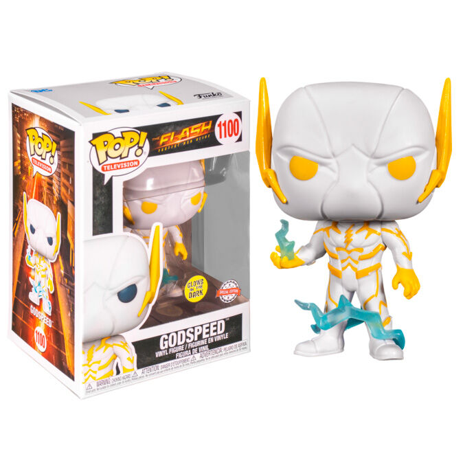POP figure DC Comics The Flash Godspeed Glow in the Dark Exclusive 1