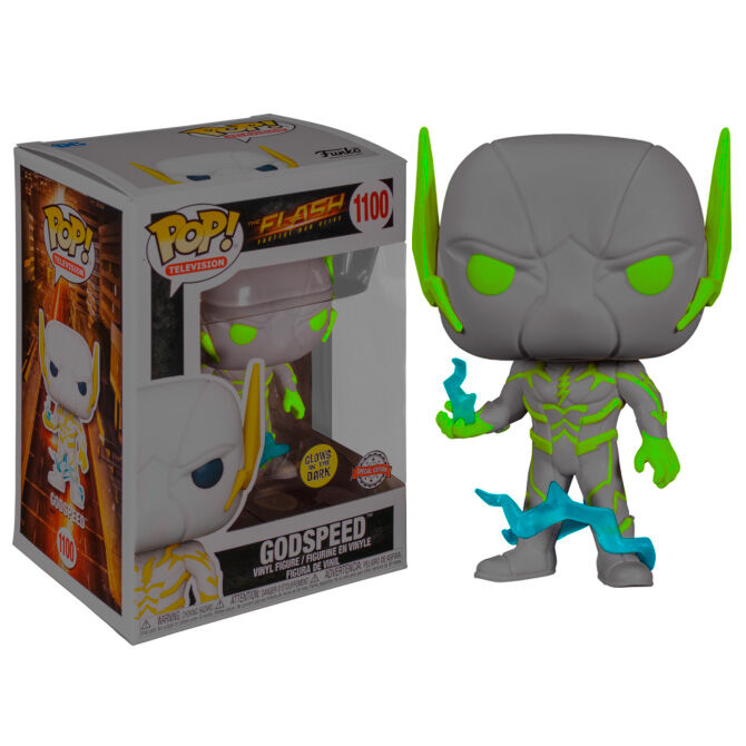 POP figure DC Comics The Flash Godspeed Glow in the Dark Exclusive 2