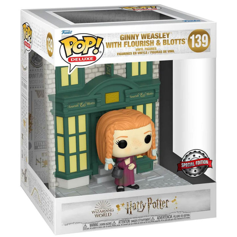 POP figure Harry Potter Diagon Alley Ginny Weasley Flourish & Blotts Exclusive 1
