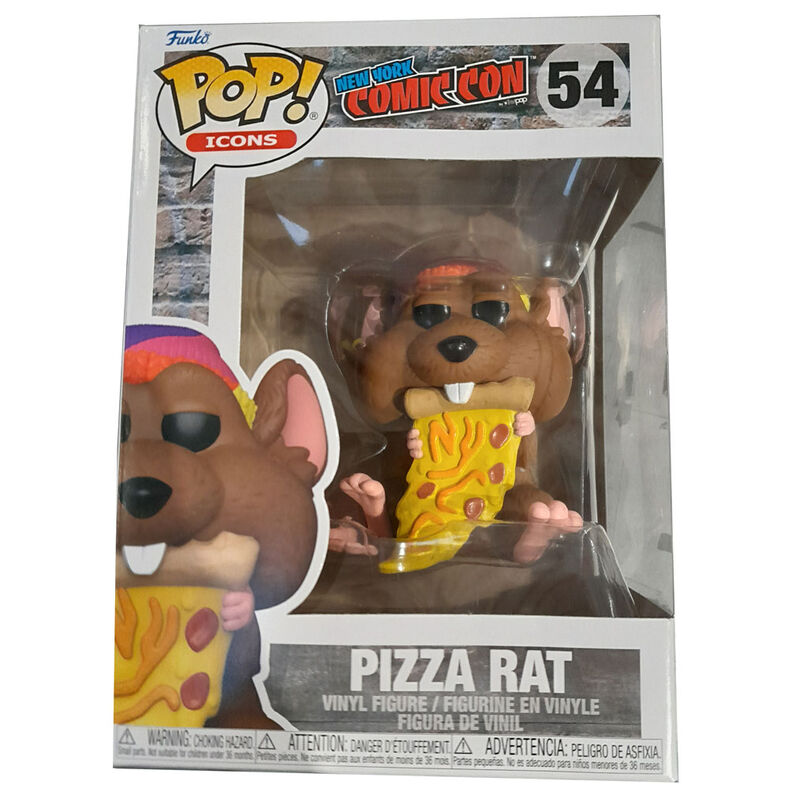 POP figure New York Comiccon Pizza Rat 1