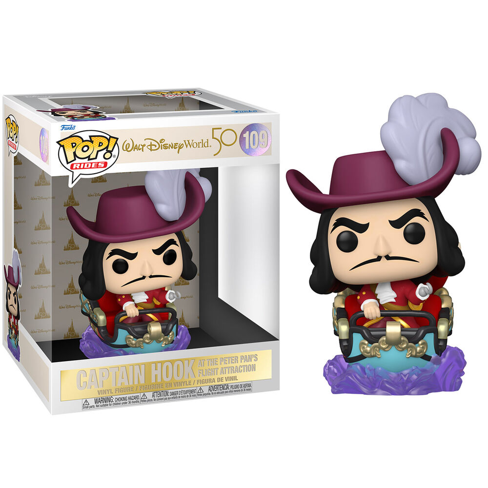 POP figure Disney World 50th Anniversary Captain Hook 1