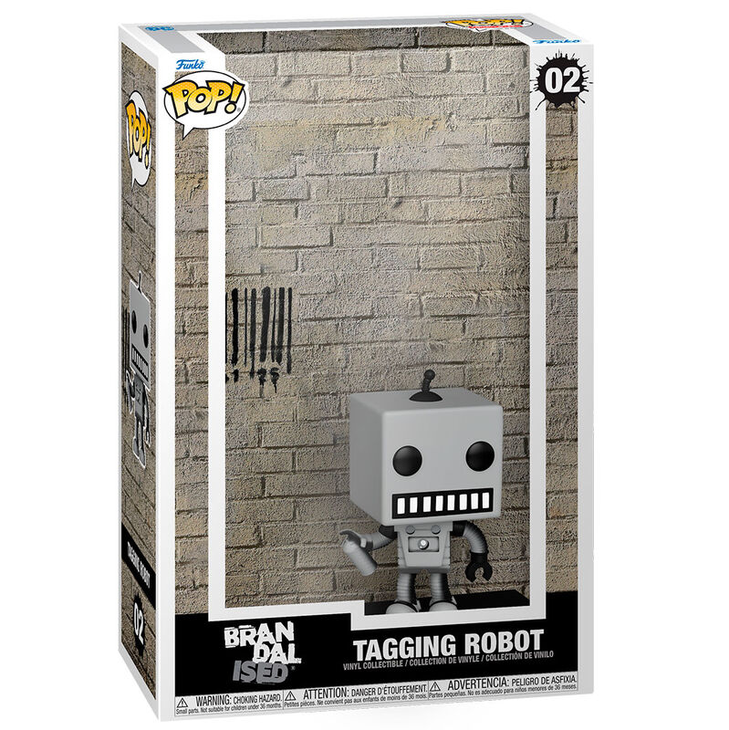 POP figure Art Cover Brandalised Tagging Robot 1