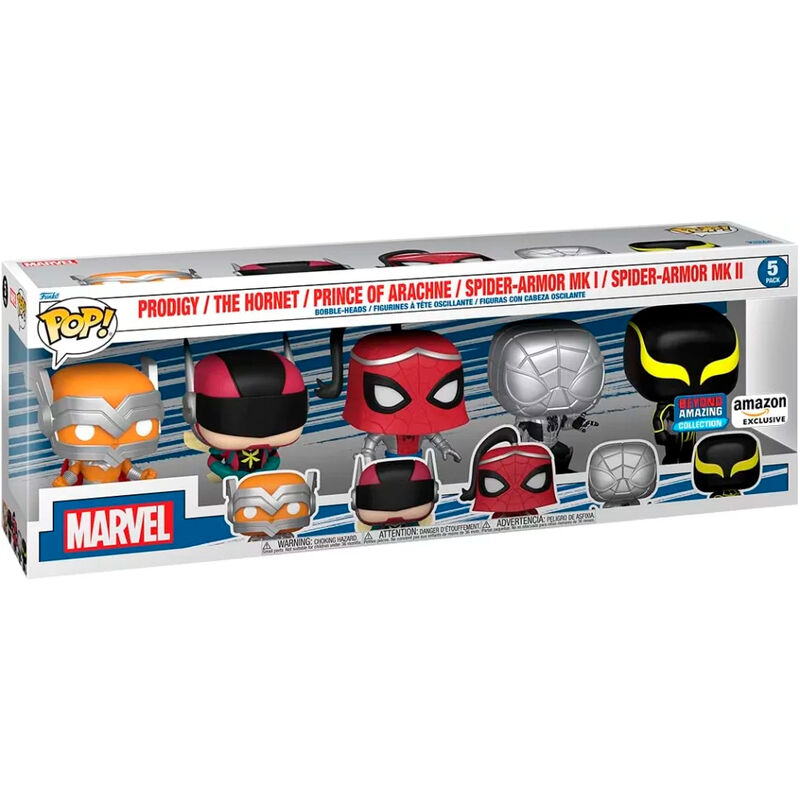 POP pack 5 figures Marvel Spiderman Exclusive 1