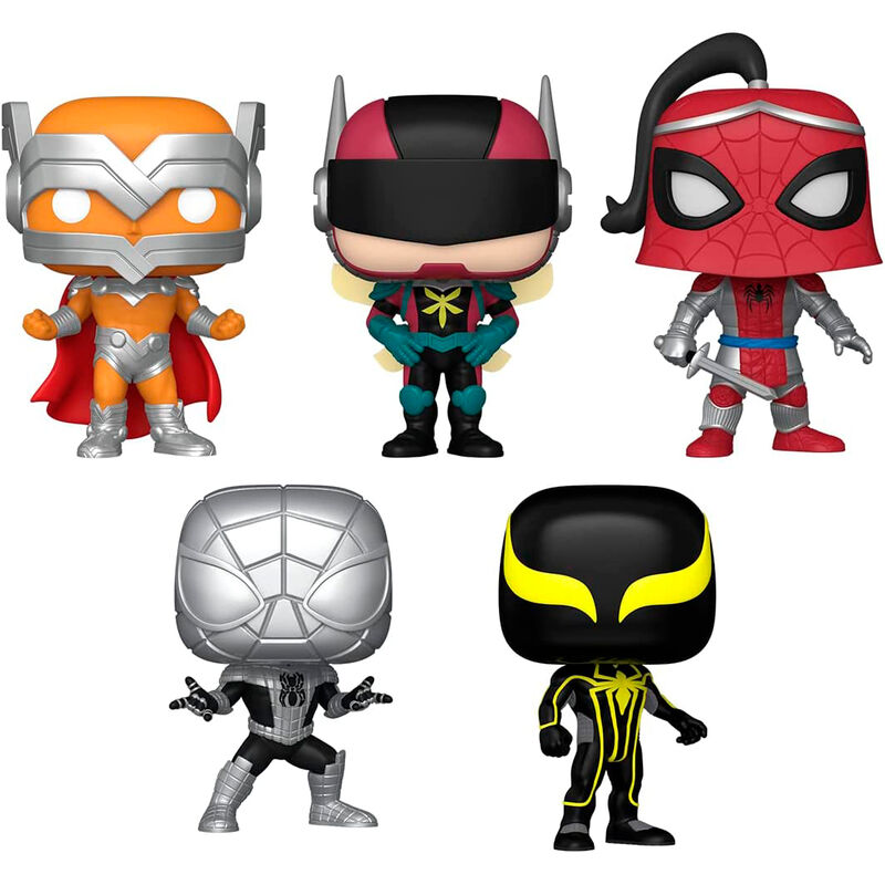 POP pack 5 figures Marvel Spiderman Exclusive 2