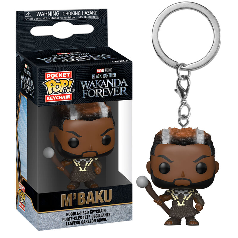 Pocket POP Keychain Marvel Black Panther Wakanda Forever M Baku 2