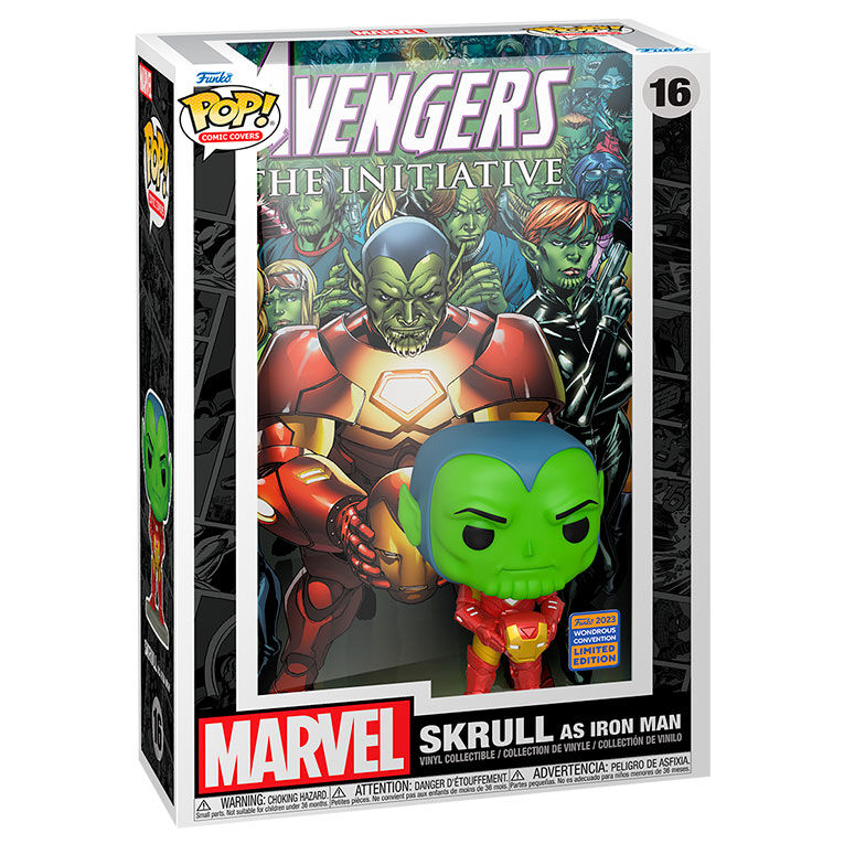 POP figure Album Marvel Avengers Skrull as Iron Man Exclusive 1