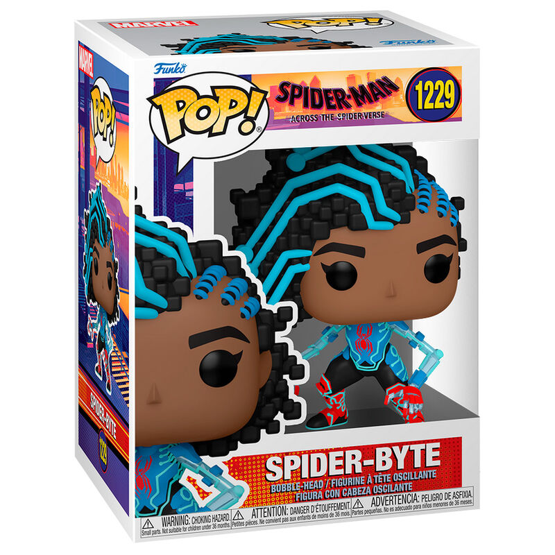 POP figure Marvel Spiderman Across the Spiderverse Spider-Byte 1