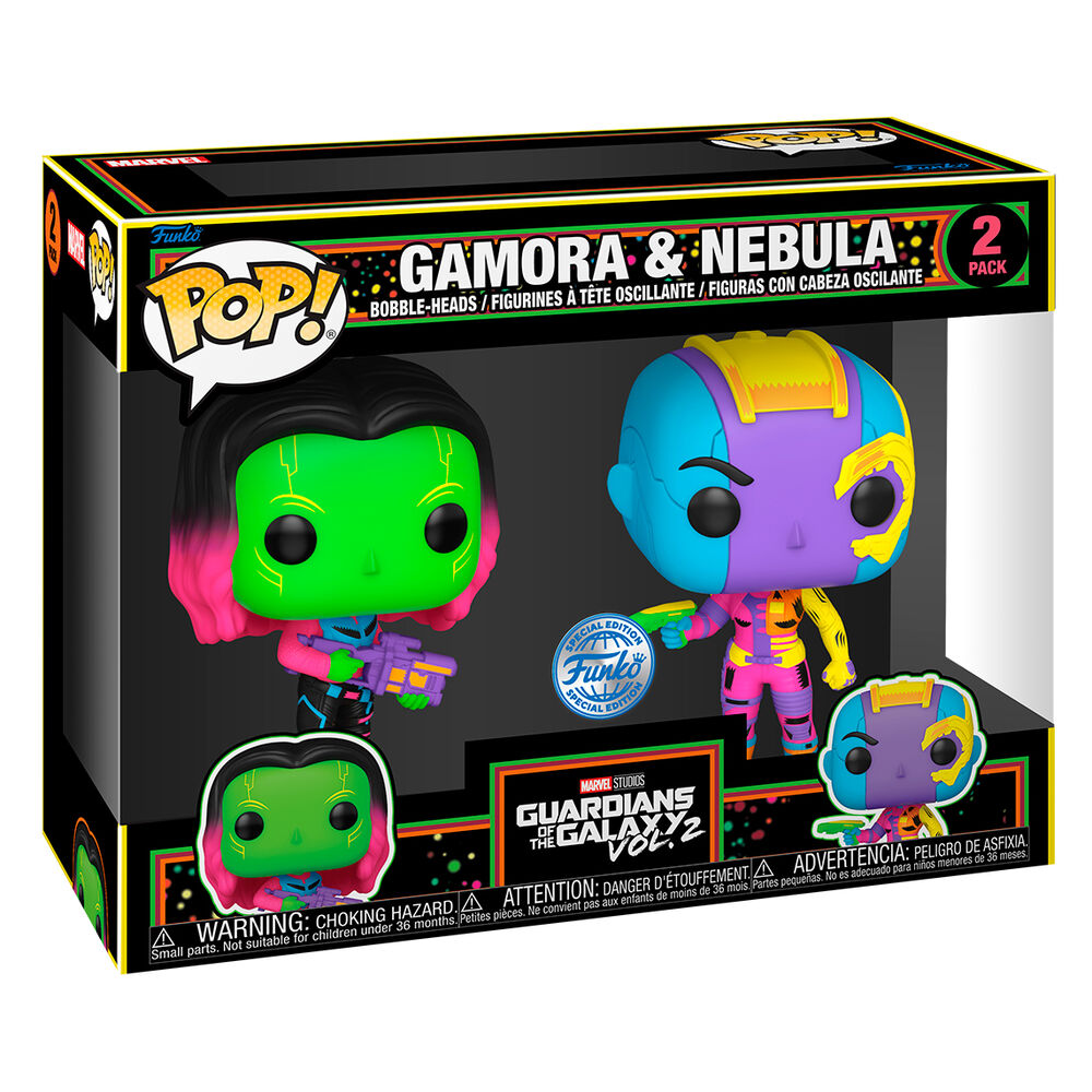 POP pack 2 figures Marvel Guardians of the Galaxy Gamora & Nebula Exclusive 2