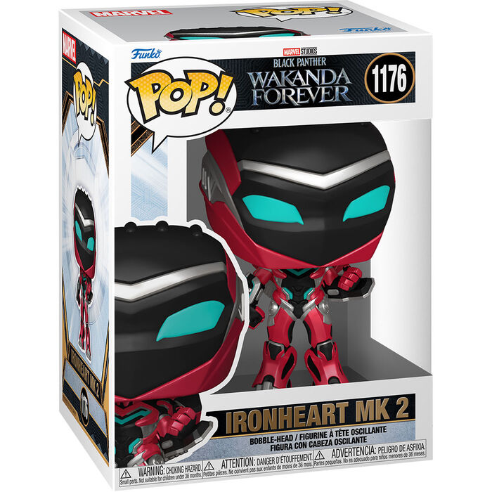 POP figure Marvel Black Panther Wakanda Forever Ironheart MK2 1