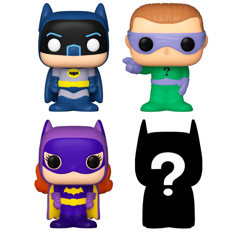 Blister 4 figures Bitty POP DC Comics Batman Adam West 2