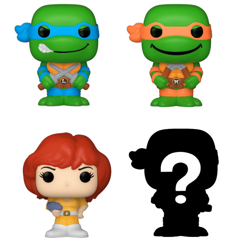 Blister 4 figures Bitty POP Teenage Mutant Ninja Turtles Leonardo 2