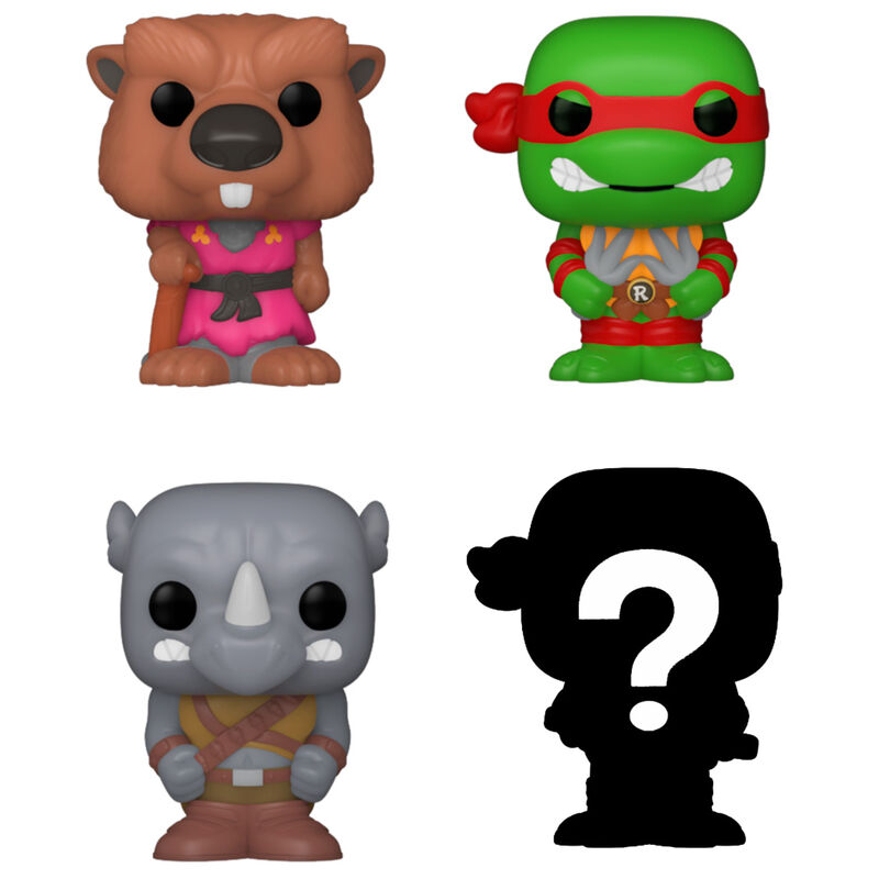 Blister 4 figures Bitty POP Teenage Mutant Ninja Turtles Splinter 2